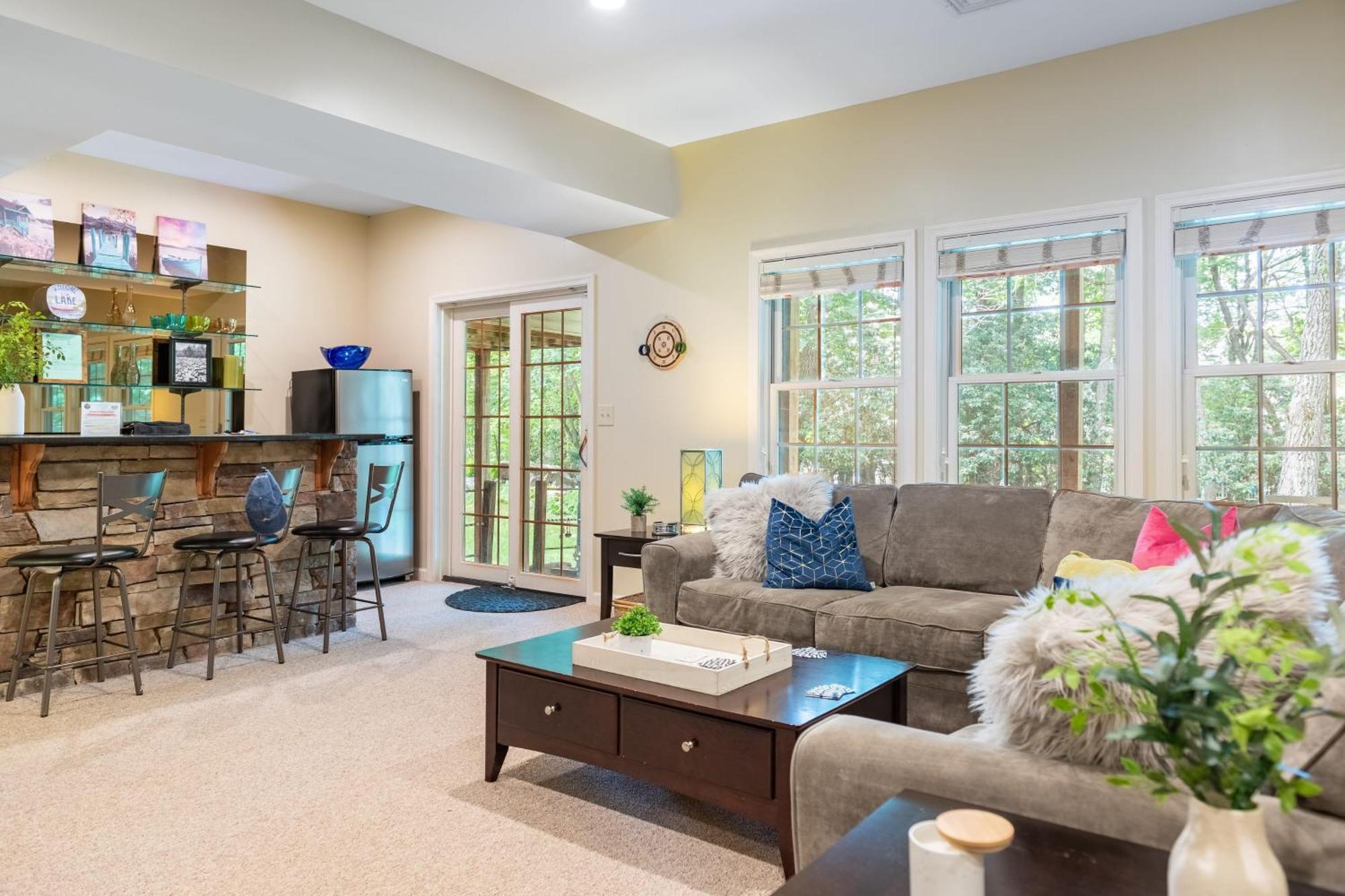 Highland Hideaway By Avantstay Group Poconos Retreat W Patio Game Room เลคฮาร์โมนี ภายนอก รูปภาพ